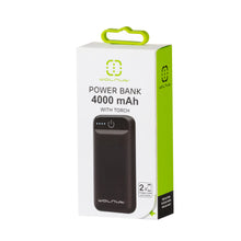 Load image into Gallery viewer, 4000 mAh Pocket Power Bank Black
