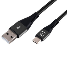Load image into Gallery viewer, USB C to USB Cable Black 2m