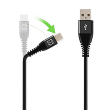Load image into Gallery viewer, USB C to USB Cable Black 1.2m