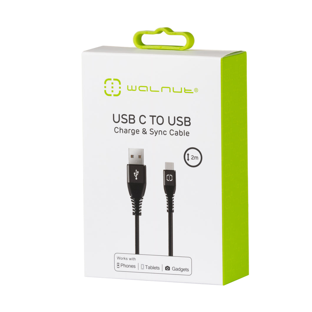 USB C to USB Cable Black 2m