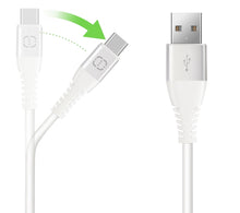Load image into Gallery viewer, USB C to USB Cable White 2m
